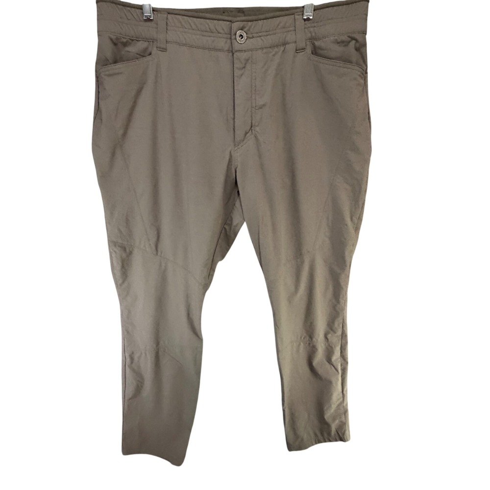 Kuhl Deceptr Pants Mens 40x32 Khaki Brown Ripstop Water Resistant Hiking Outdoor
